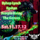 Scorpio Rising, The Gonzos, Byshop Lynch, and EGSHAN at Nightrocker