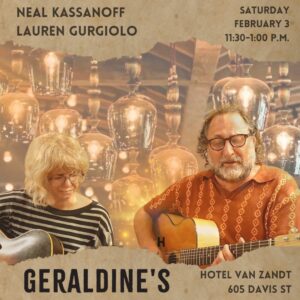 Neal Kassanoff & Lauren Gurgiolo at Geraldine's
